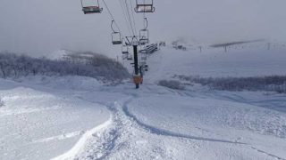 八方尾根スキー場の粉雪パウダー!