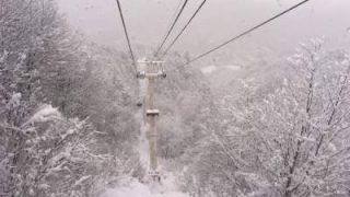 白馬は月夜だと雪が降らない?!
